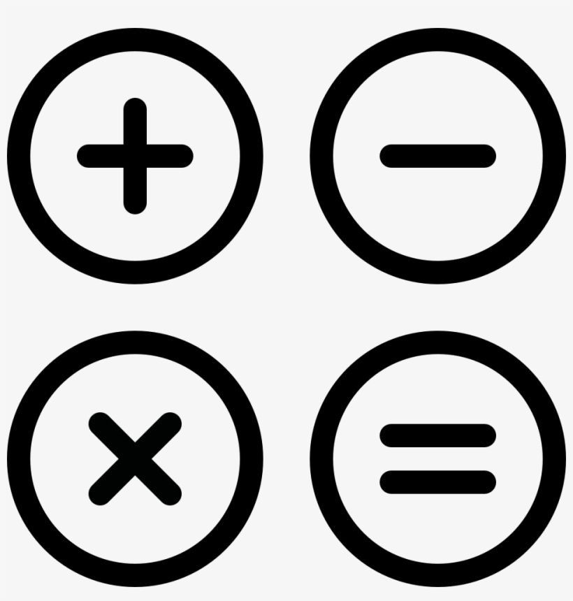 Calculator Buttons Calculator Buttons Calculator Buttons - Mathematical Calculation, transparent png download