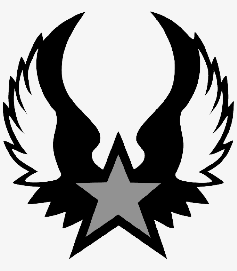 Red Black Outline Rock Star Punk Five Shield - Army Wife Round Car Magnet, transparent png download