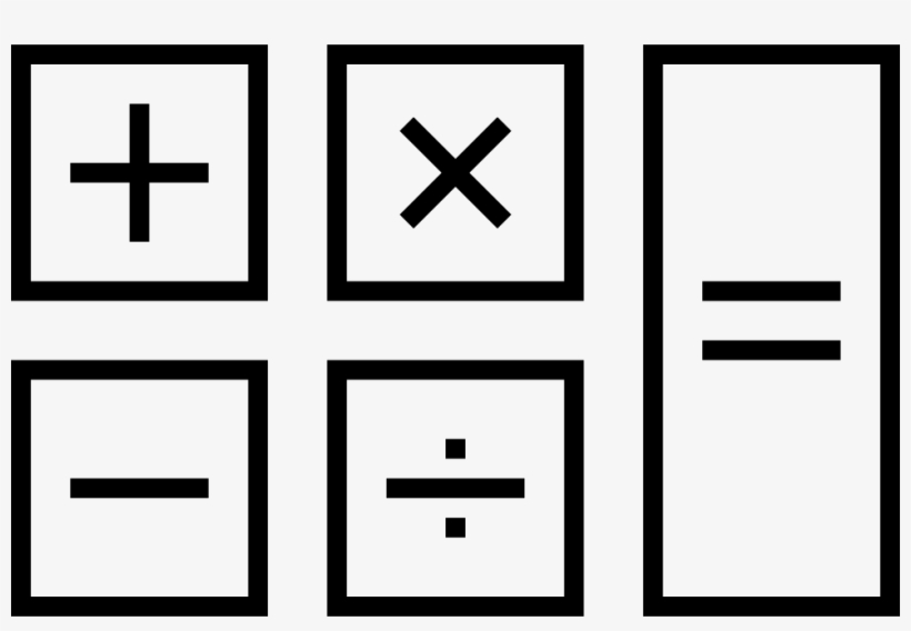 Calculator Buttons Comments - Botones De Calculadora Png, transparent png download