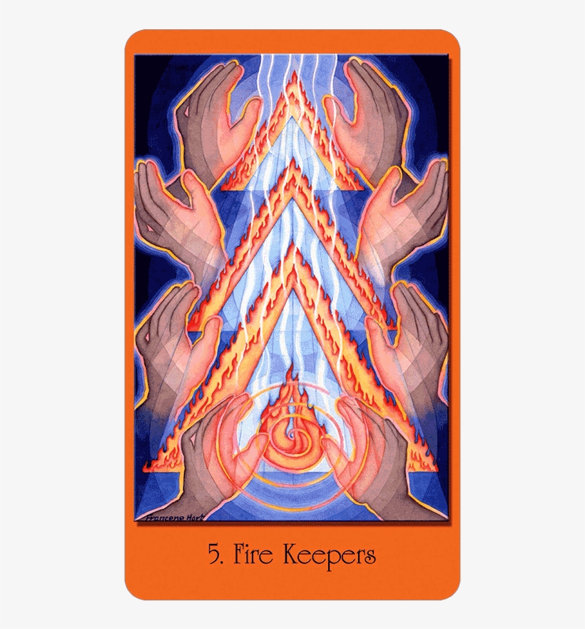 Main Menu Fire Keepers - Sacred Geometry Cards For The Visionary Path [paperback], transparent png download