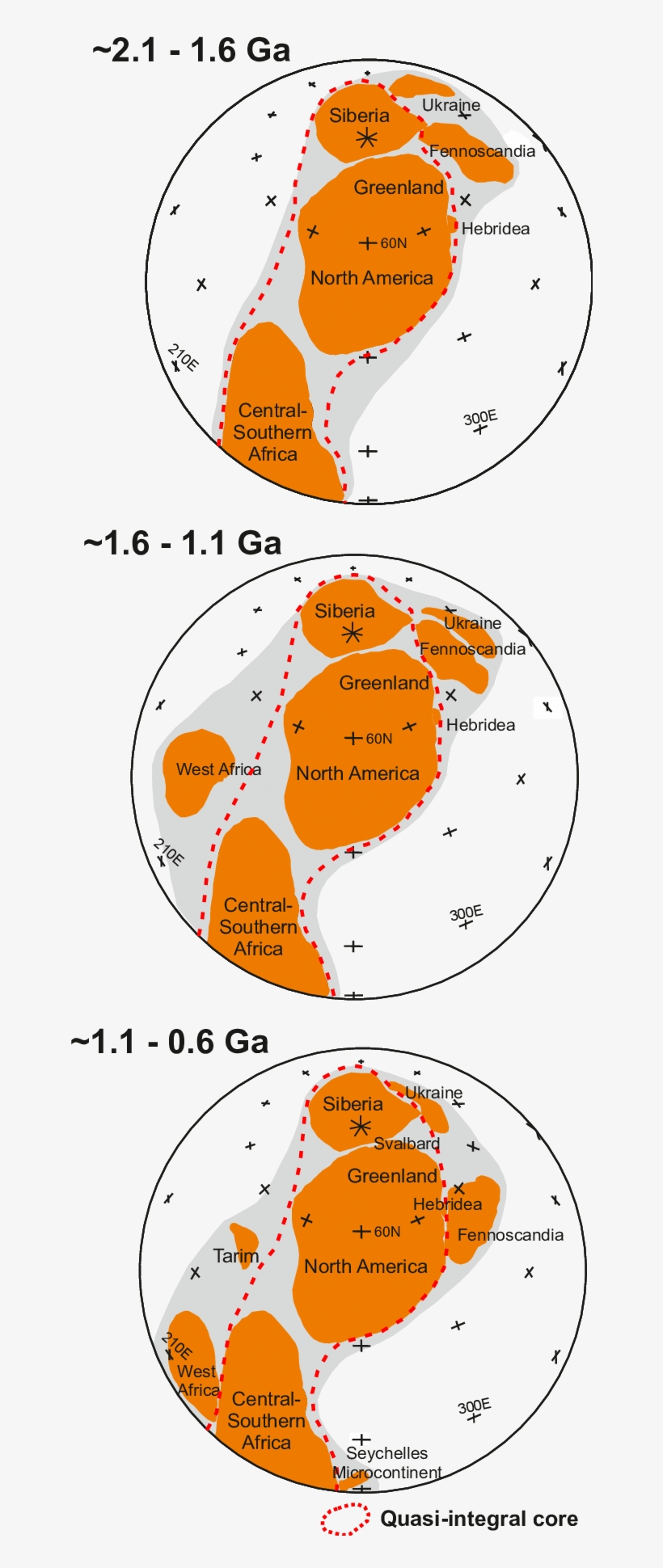 Further Outline Views Of The Palaeogeographic Reconstructions - Diagram, transparent png download