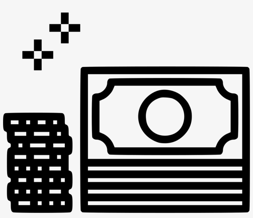 Cash Bill Coin Money Pile Stack Comments - Icon, transparent png download