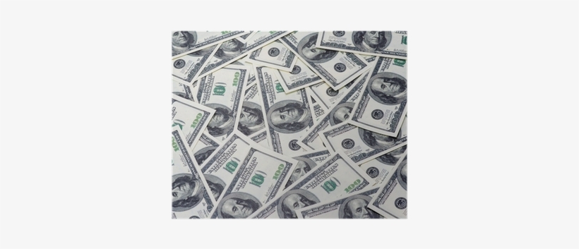 One Hundred Dollars Pile As Background - Bellagio Hotel And Casino, transparent png download