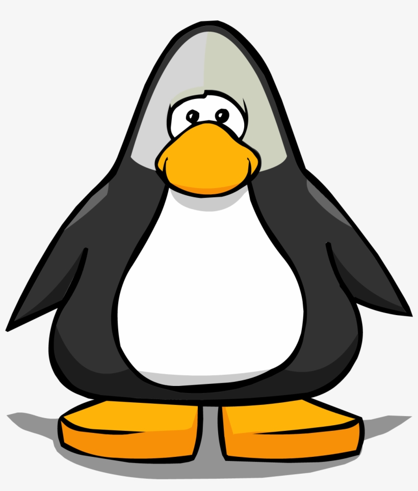 White Face Paint From A Player Card - Club Penguin Face, transparent png download
