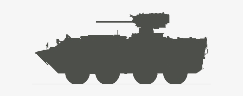 Btr-4 Silhouette - Бтр 4 Чертеж, transparent png download
