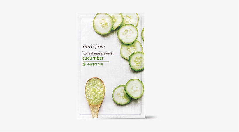 It's Real Squeeze Mask-cucumber, , Large - Innisfree It's Real Squeeze Mask Cucumber, transparent png download