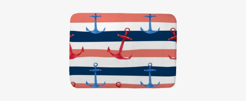 Watercolor Hand Drawn Seamless Pattern With Blue And - Rayasmarinas Fondos De Pantalla, transparent png download