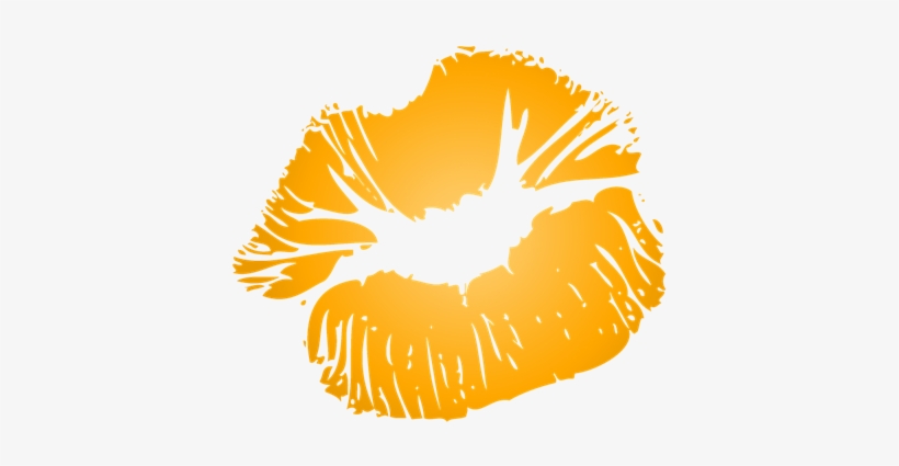 Big Orange Lips - Lips Blue Png, transparent png download