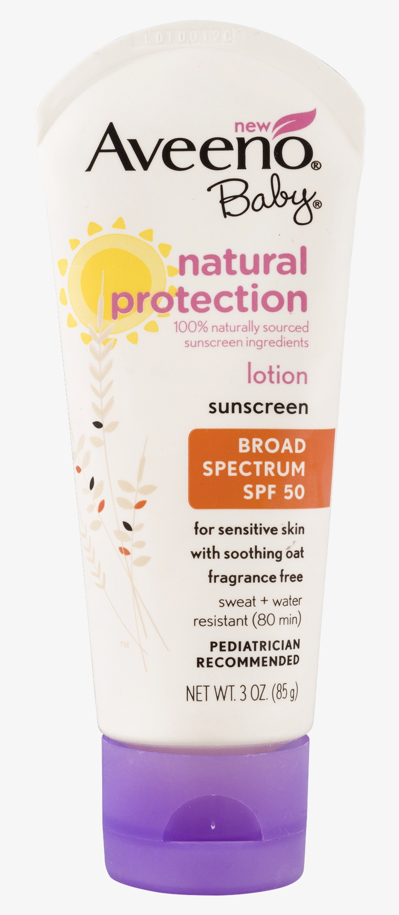 Aveeno Baby Natural Protection Sunscreen Lotion Broad - Aveeno Baby Natural Protection Sunscreen Lotion Spf, transparent png download