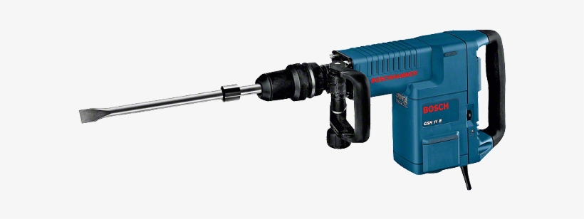 Imagen Para Martillo De Percusión Con Sds Max Gsh 11 - Concrete Chipping Machine Bosch, transparent png download