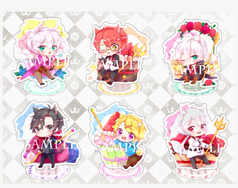 Mm Mystic Messenger Dessert Acrylic Stand, transparent png download
