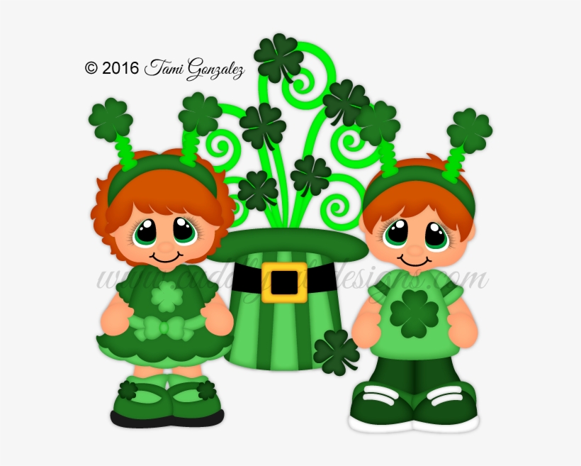 St Patrick Cuties - Cartoon, transparent png download