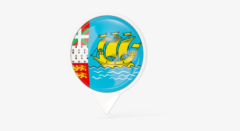 White Pointer With Flag - Emblem, transparent png download