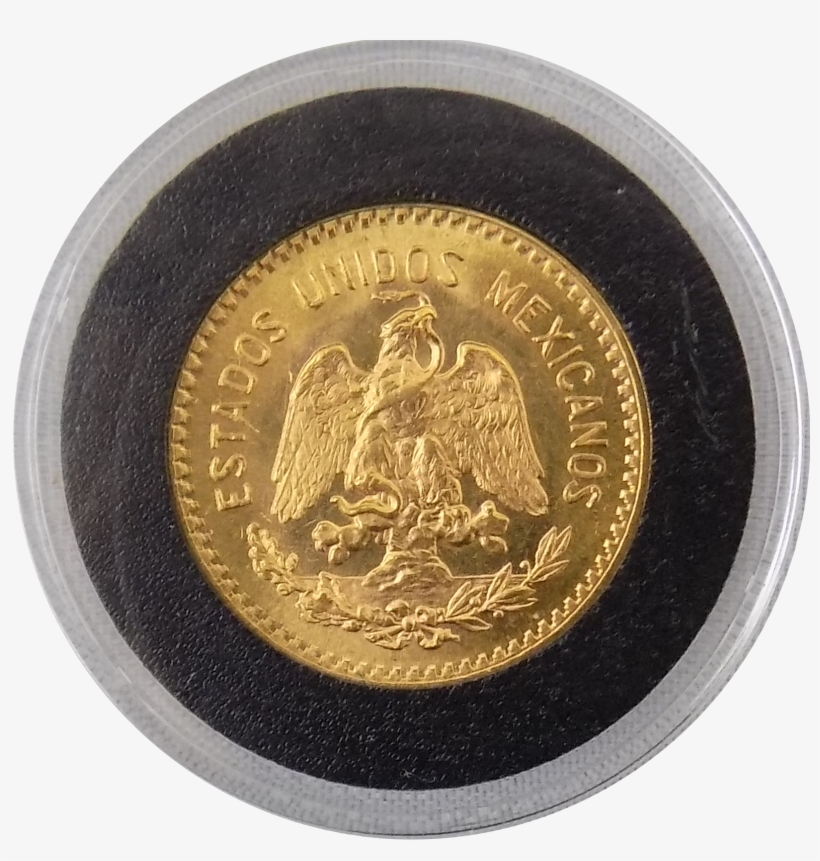 Pre-owned 1959 Mexican 10 Peso Gold Coin - Coin, transparent png download