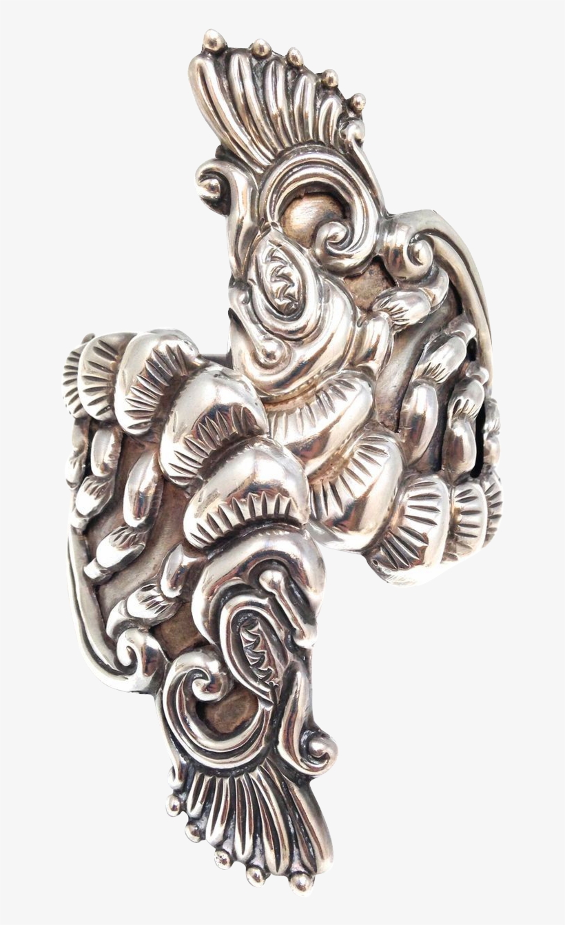 Stunning Vintage Mexico Mexican 940 Sterling Silver - Locket, transparent png download