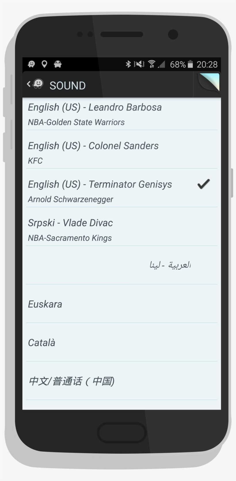 Stemmen Van Arnold Schwarzenegger In Waze - Iphone, transparent png download