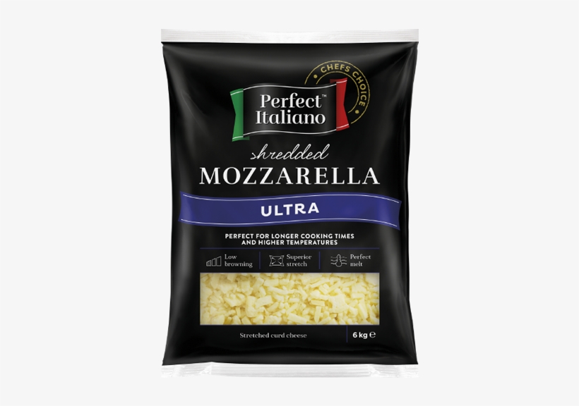 Perfect Italiano Ultra Mozzarella Shredded - Kettle Corn, transparent png download