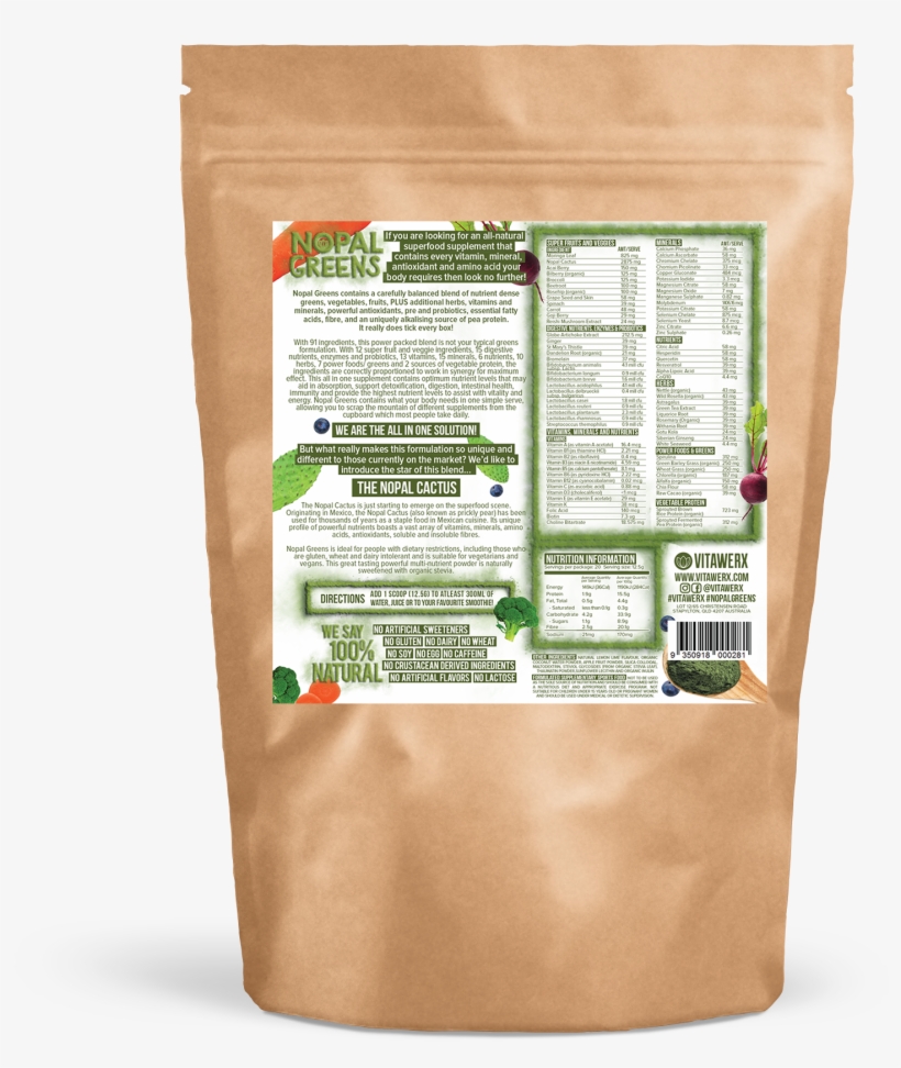 Nopal Greens, Lemon/lime 250g - Snap Pea, transparent png download