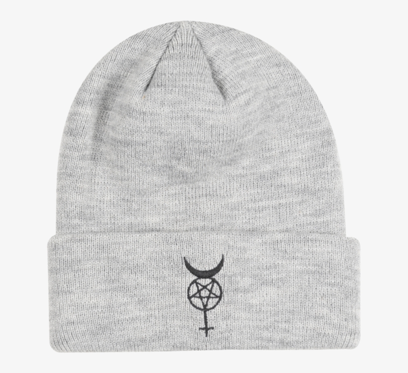 Black Scale Pentavenus Logo Knit Beanie Hat Heather - Knit Cap, transparent png download