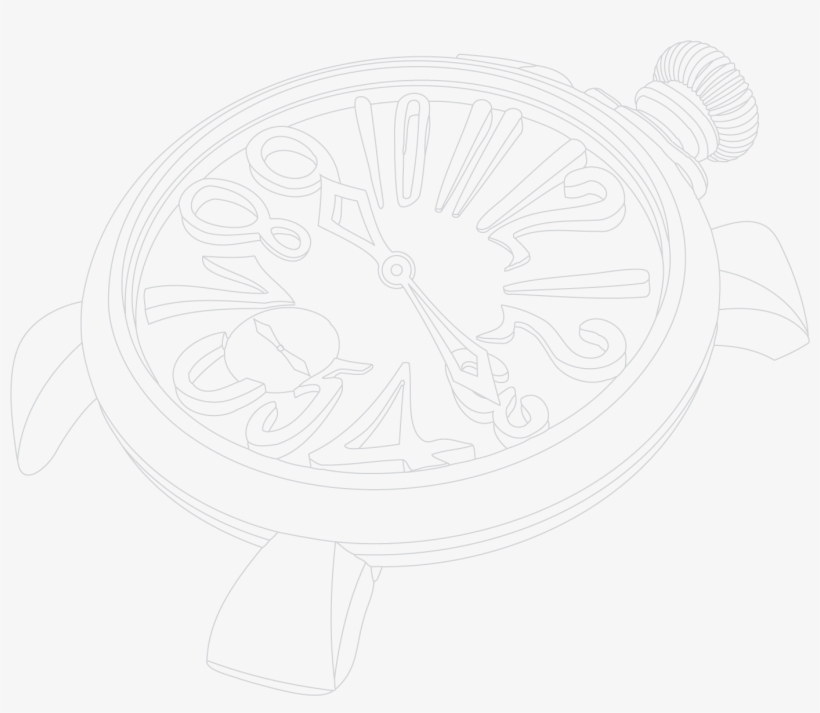 Immagine Decorativa Orologio Newsletter - Sketch, transparent png download