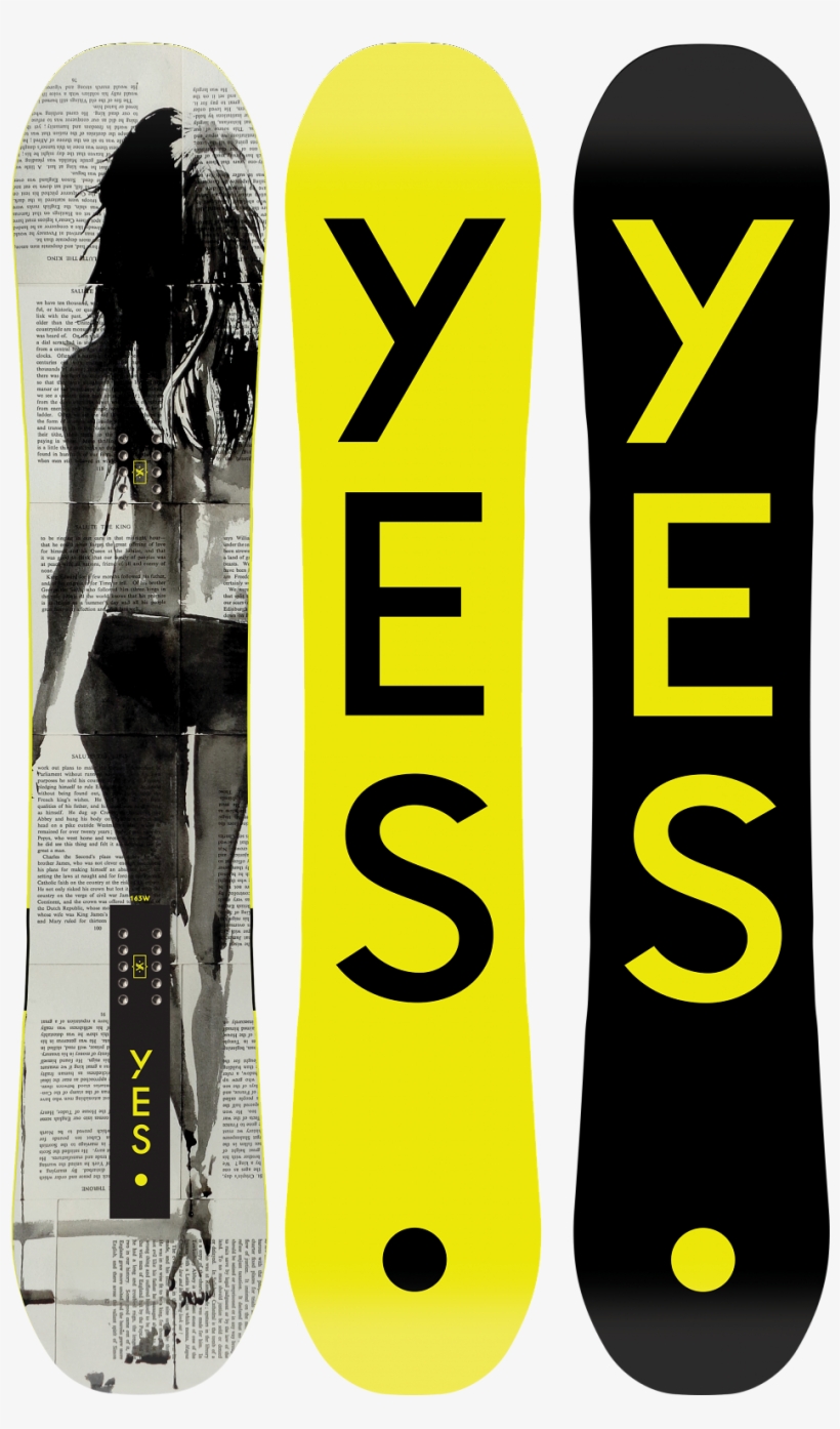 Yes Typo Snowboard - Yes Typo 2018, transparent png download