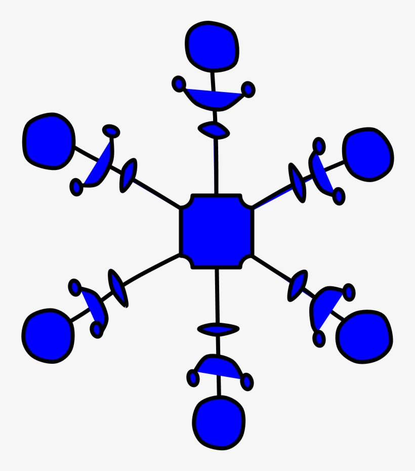 Snowflake, Blue, Png - Balloon, transparent png download