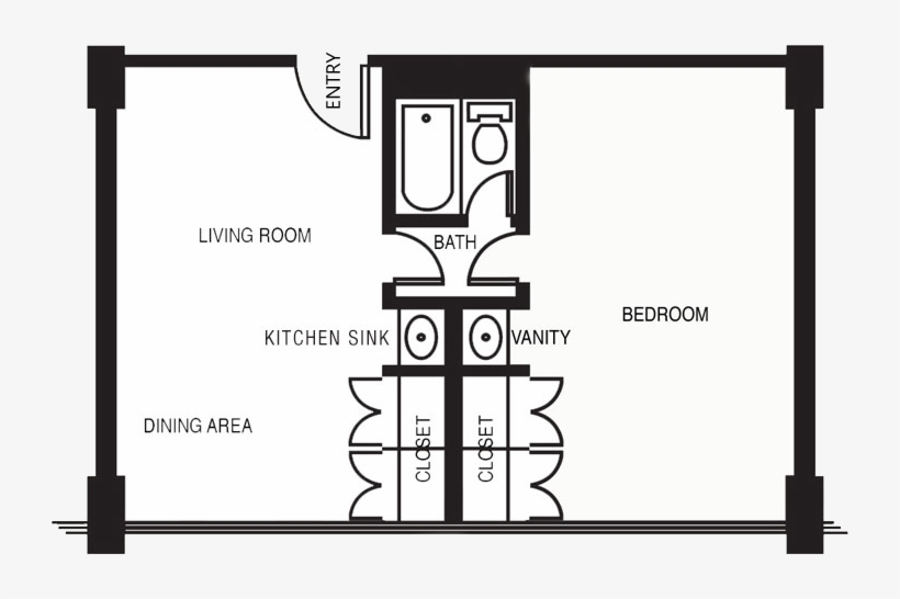 Floor Plan - Diagram, transparent png download