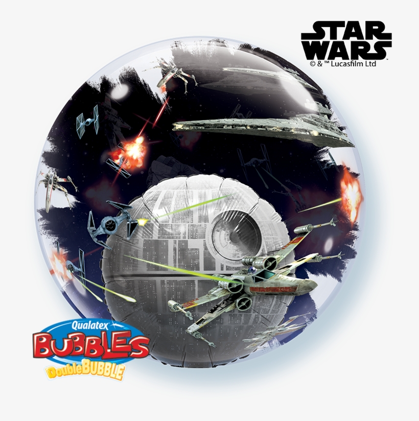 Death Star - Star Wars Happy Birthday Balloons, transparent png download