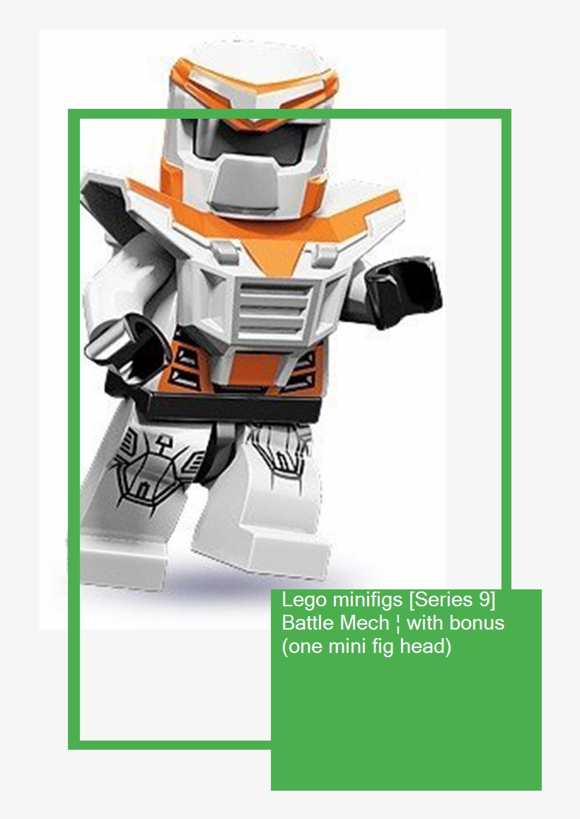 Lego Minifigs [series 9] Battle Mech ¦ With Bonus - Lego Minifigure Series Robot, transparent png download