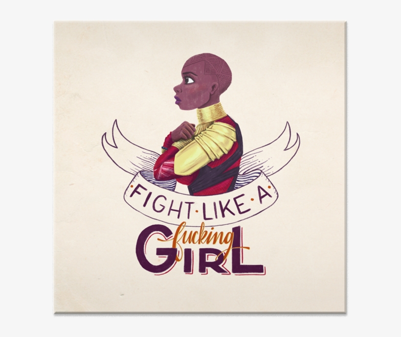 Azulejo Okoye De Rebeca Zocrattona - Black Panther, transparent png download