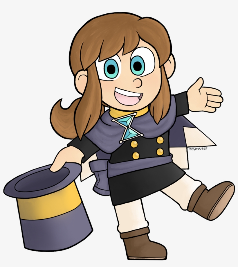 Hat Kid Magician Hat Kid Is Wearing A - Hat In Time Trucy, transparent png download