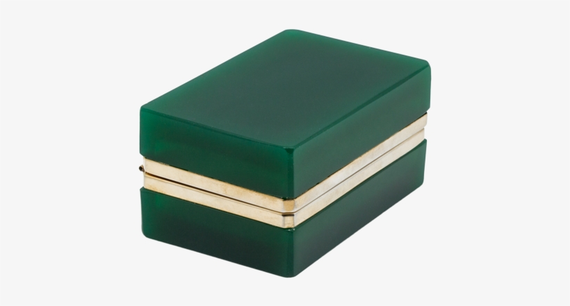 Green Murano Glass Hinged Box - Box, transparent png download
