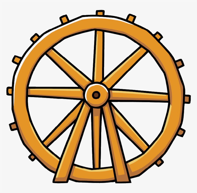 Wheel Rim Clipart Water Wheel - Water Wheel Transparent, transparent png download