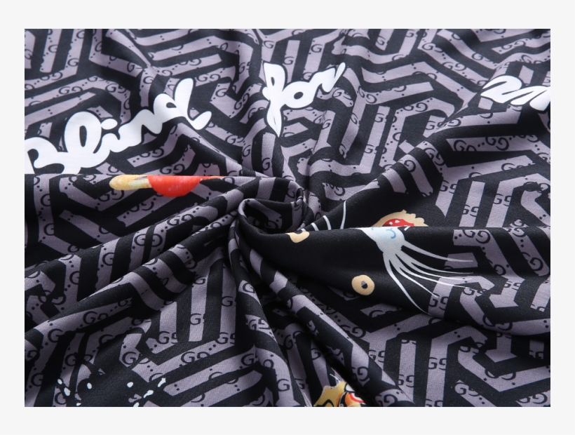 Gucci 08101523 Men's Gucci Maze Tee Tops Short Comfortable - Poster, transparent png download