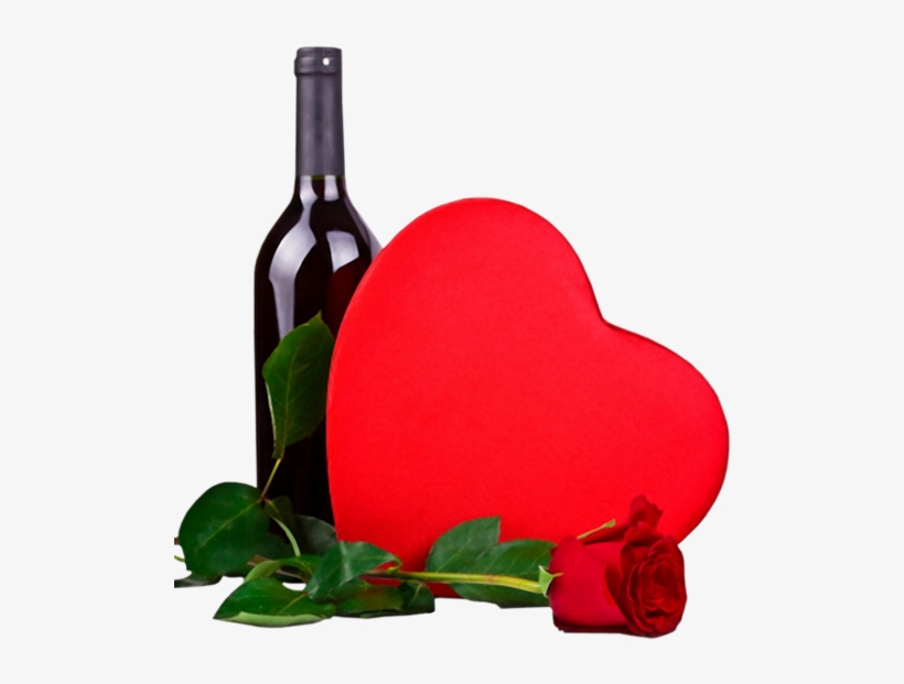 Share This Image - Valentines Day And Wine, transparent png download