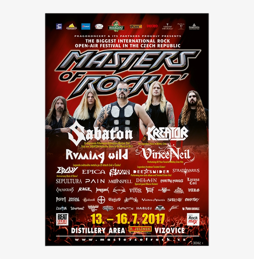 Brochure Moa - Masters Of Rock 2010, transparent png download