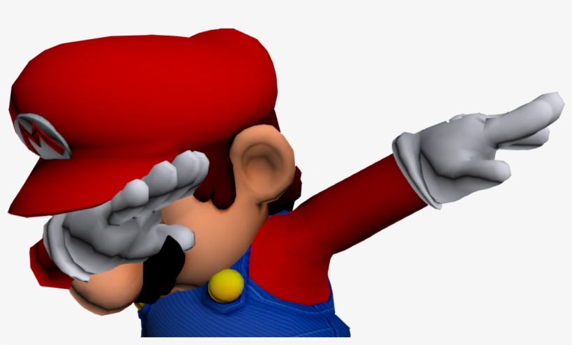 I Watched Shrek 78 Starshipmario - Dabbing Mario Png, transparent png download