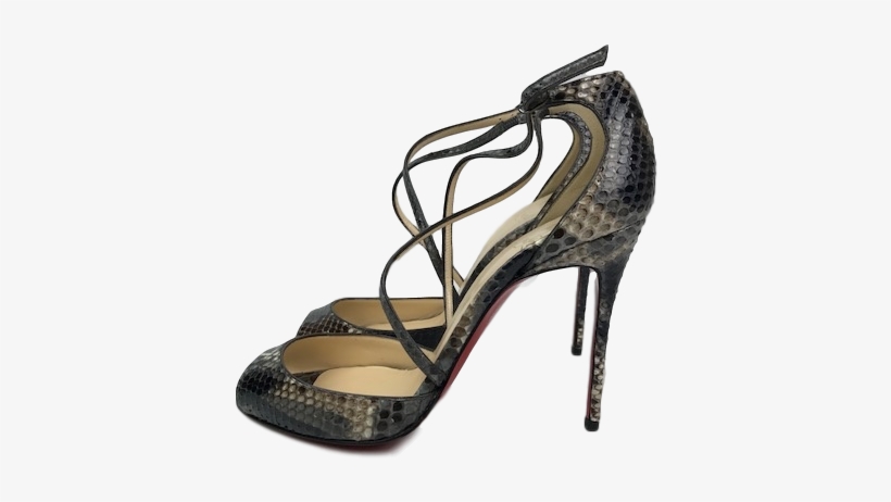 Brand New Christian Louboutin So F Python Sandals - Basic Pump, transparent png download