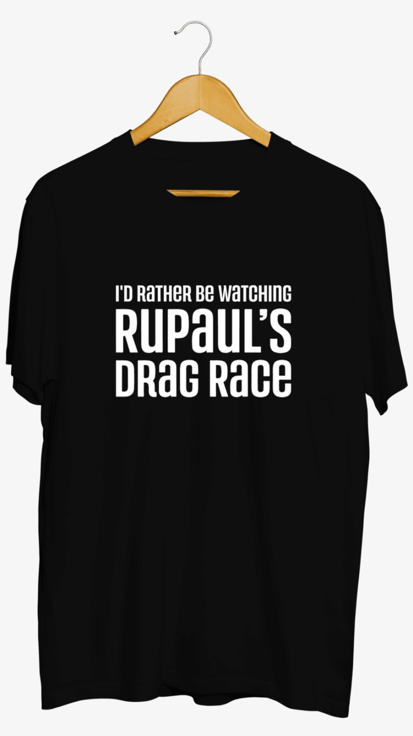 Black Rupaul T-shirt - Shirt, transparent png download