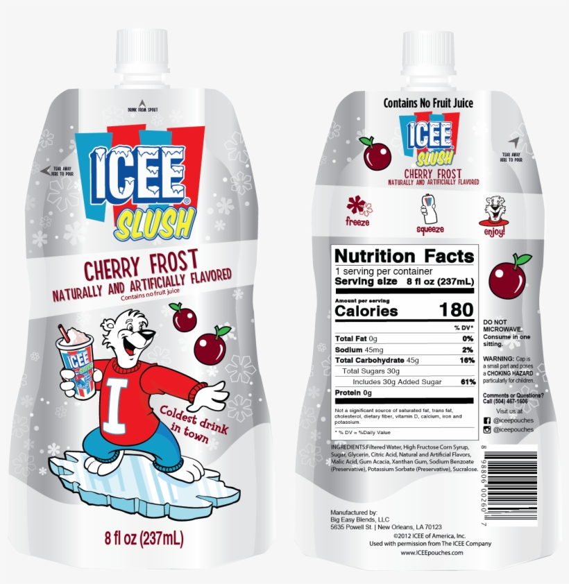 Cherry Frost - Blue Raspberry Slushie, transparent png download