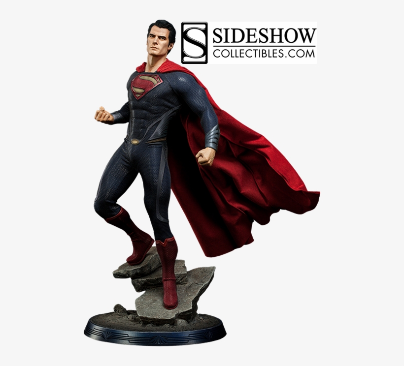Superman 1/4 Premium Format™ Figure By Sideshow Collectibles - Man Of Steel Sideshow, transparent png download