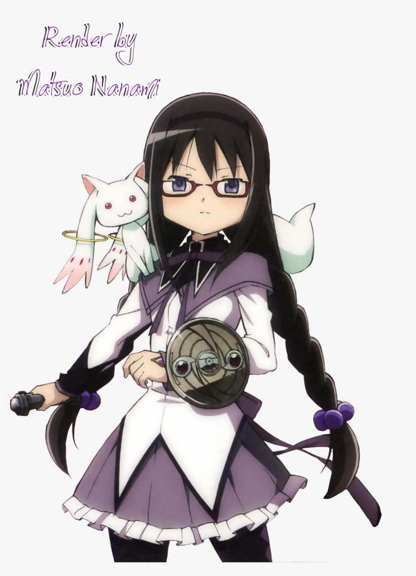 Render Homura Akemi Et Kyubey - キュウ べ え ほむら Transparent