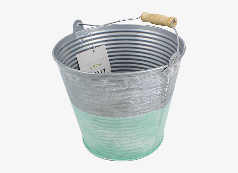 Medium Two Tone Bucket Planter - Laundry Basket, transparent png download