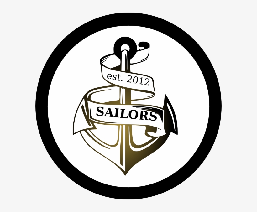 Ship Black And White Anchor, transparent png download