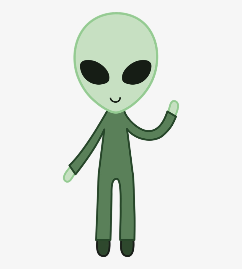 Ema Focused On Alien Abduction Belief - Alien Clipart Friendly, transparent png download
