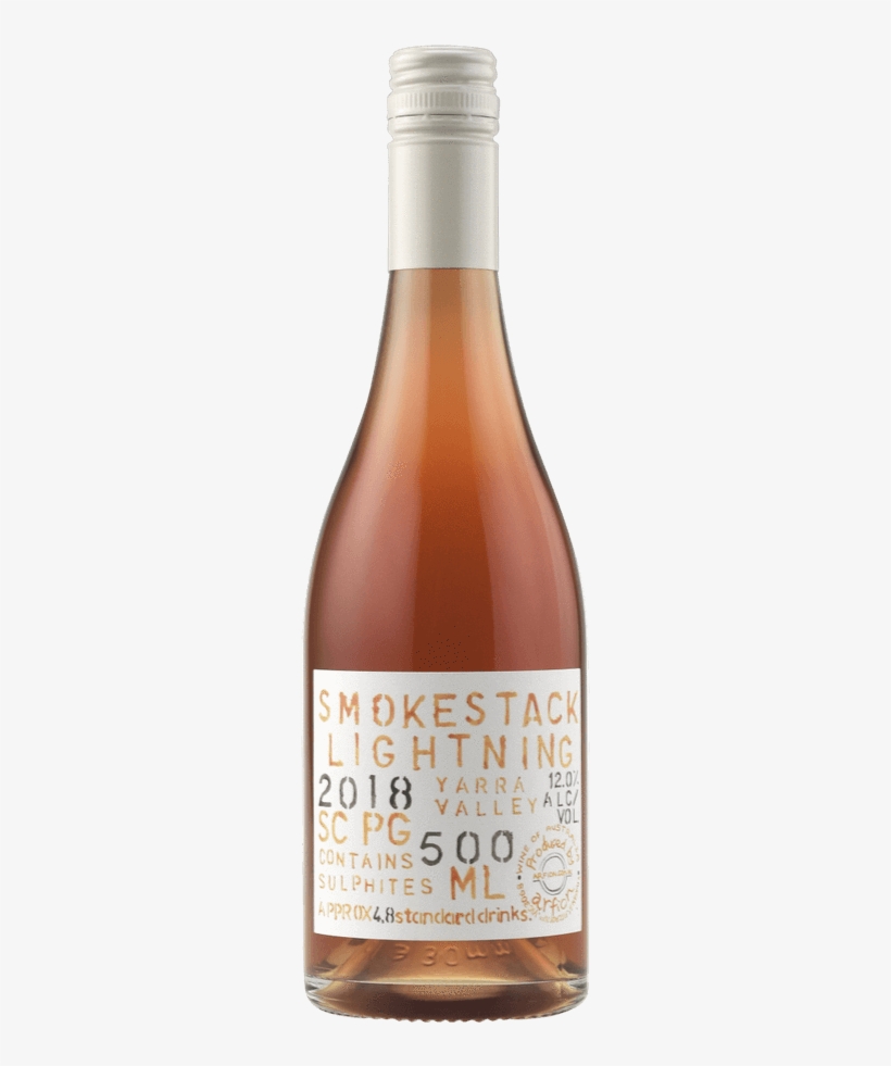 2018 Smokestack Lightning Pinot Gris 500ml - Glass Bottle, transparent png download