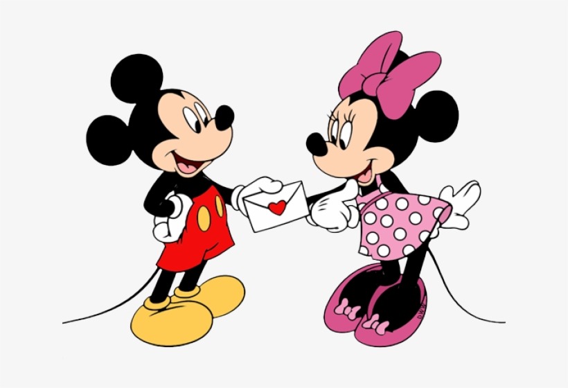 Mickey And Minnie Valentines, transparent png download