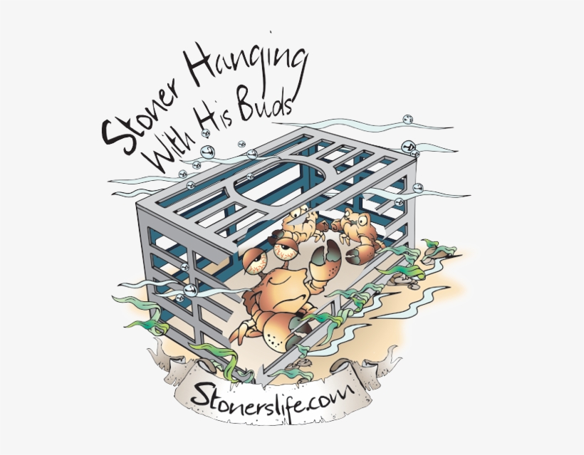 Stoner With His Buds - Illustration, transparent png download