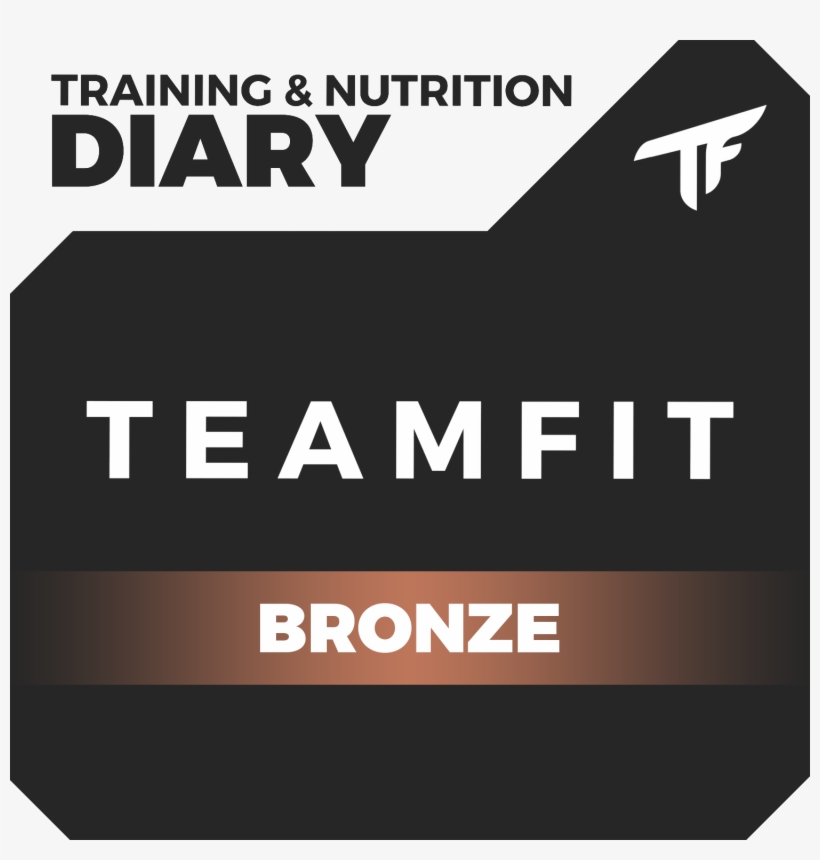 Teamfit® Bronze Training & Nutrition Diary, transparent png download