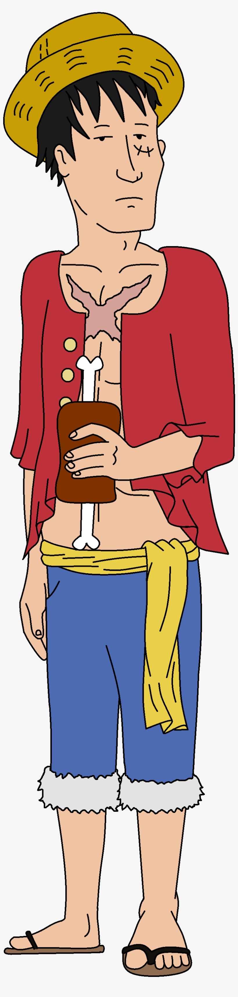 Fanartdid A Picture Of Luffy As My Favourite King Of - Cartoon, transparent png download